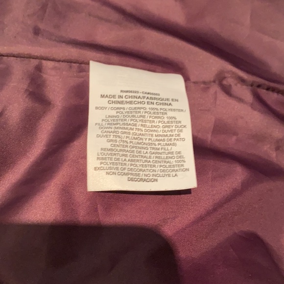 Nike NSW Down Filled Vest Size Medium Purple - Picture 4 of 4